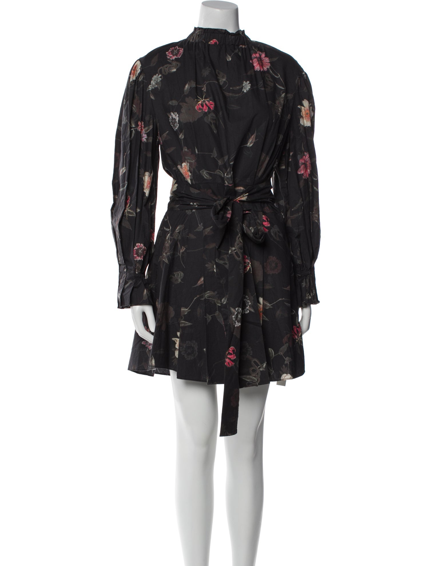 AllSaints Floral Print Mini Dress