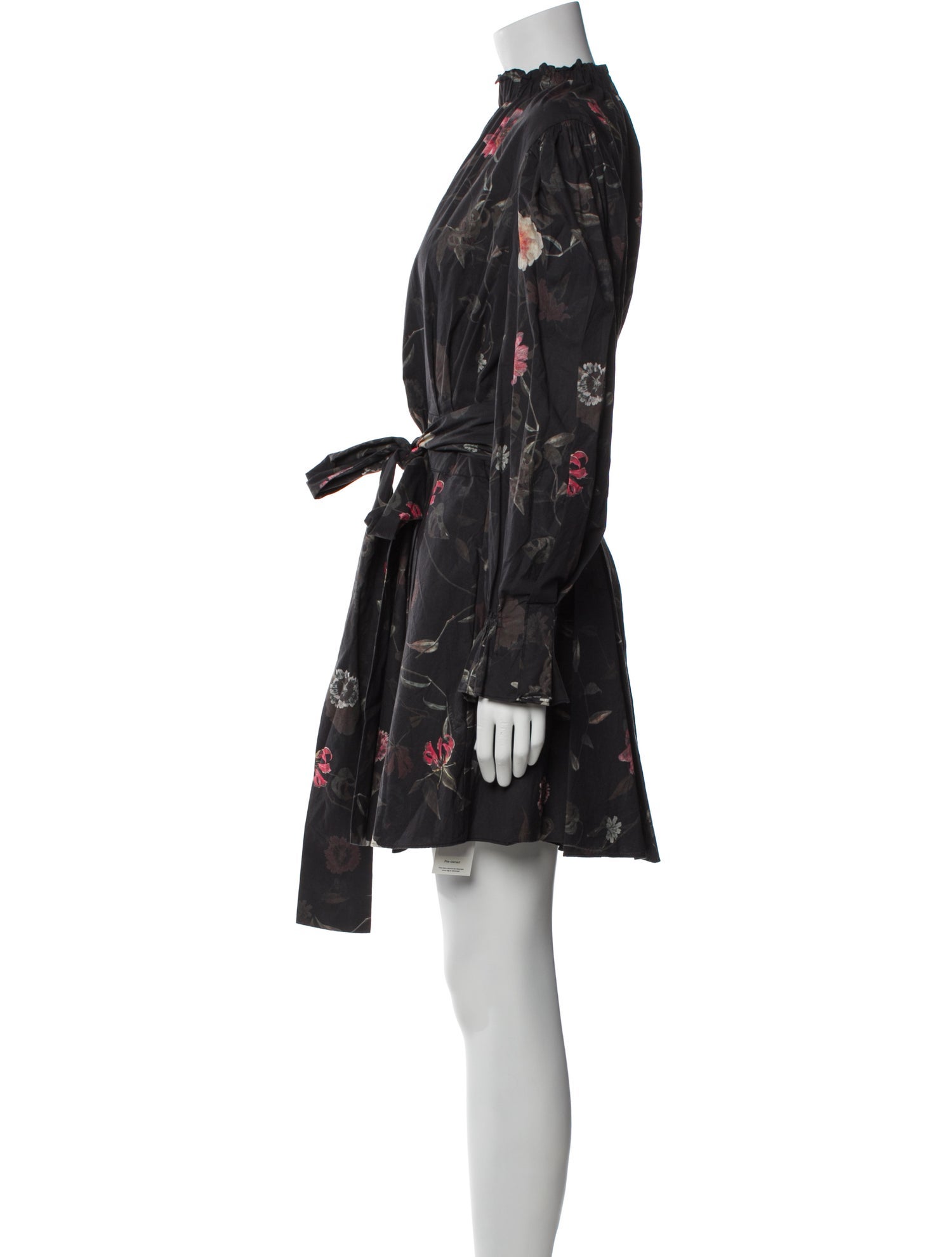 AllSaints Floral Print Mini Dress