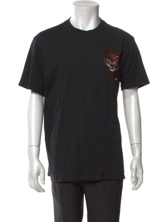 AllSaints Graphic Print Crew Neck T-Shirt