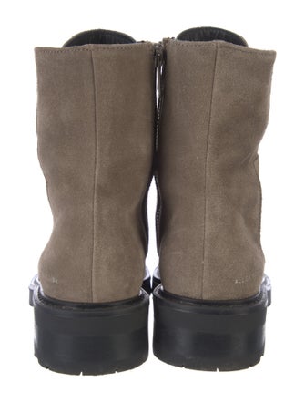 AllSaints Suede Combat Boots