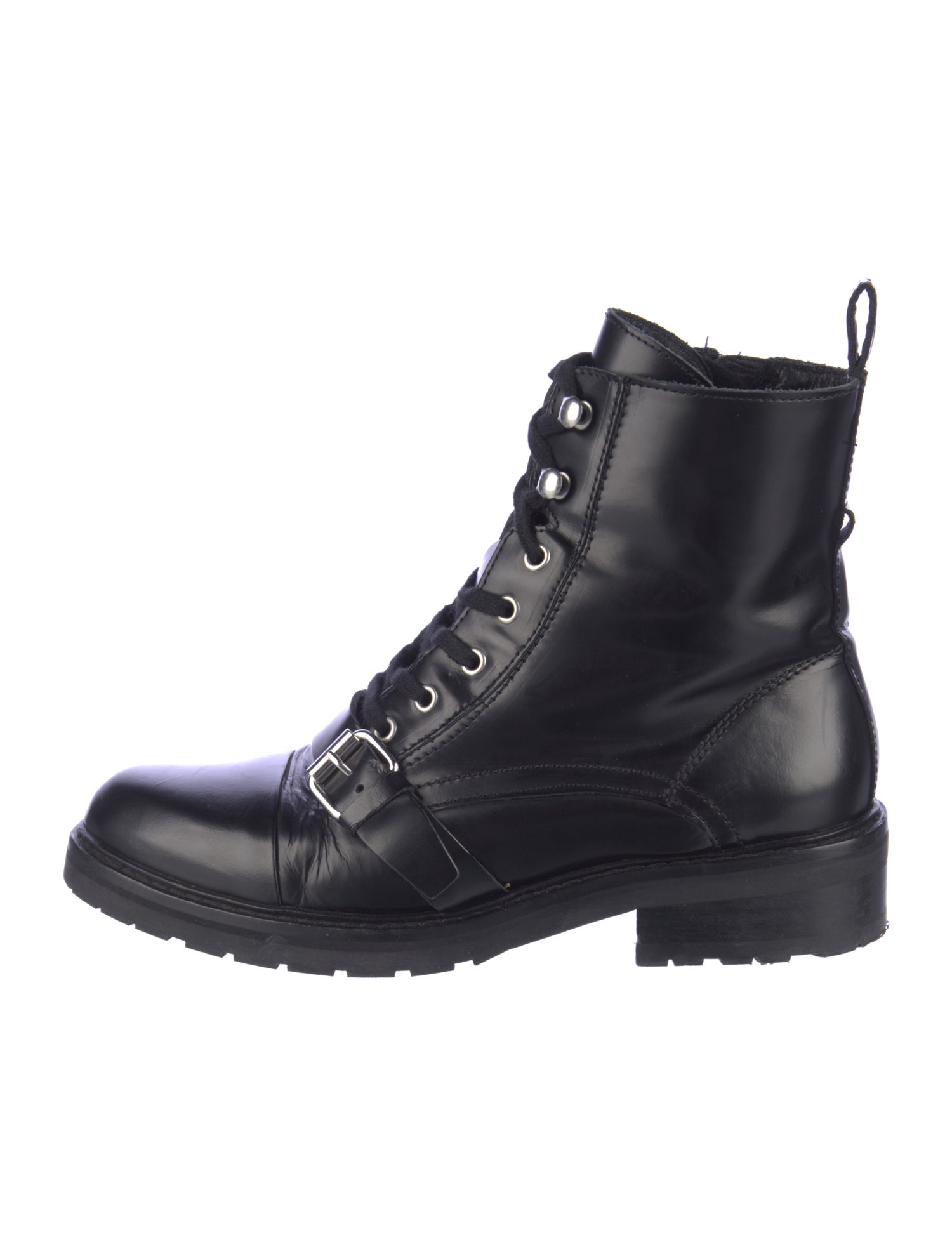 AllSaints Leather Combat Boots