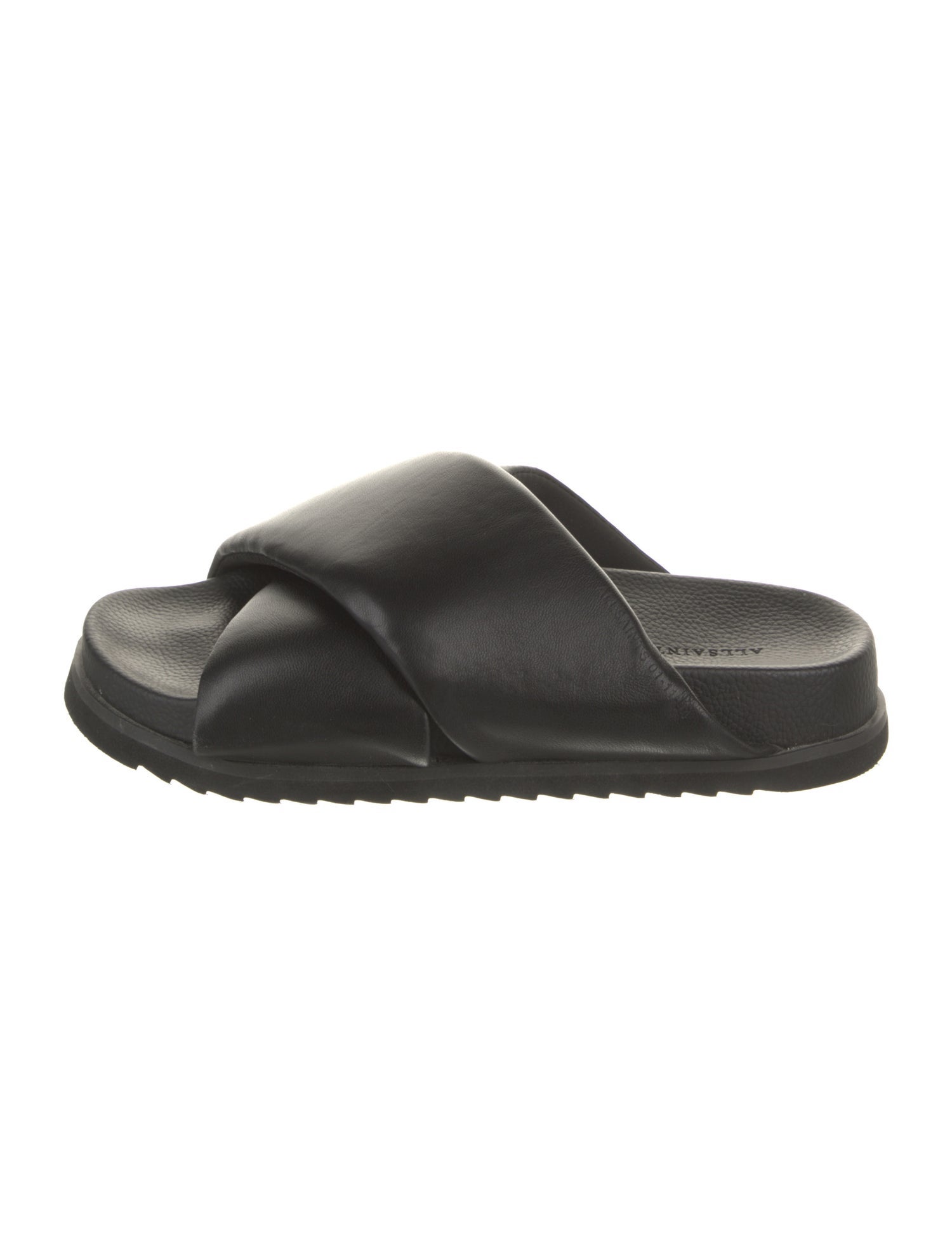 AllSaints Leather Slides