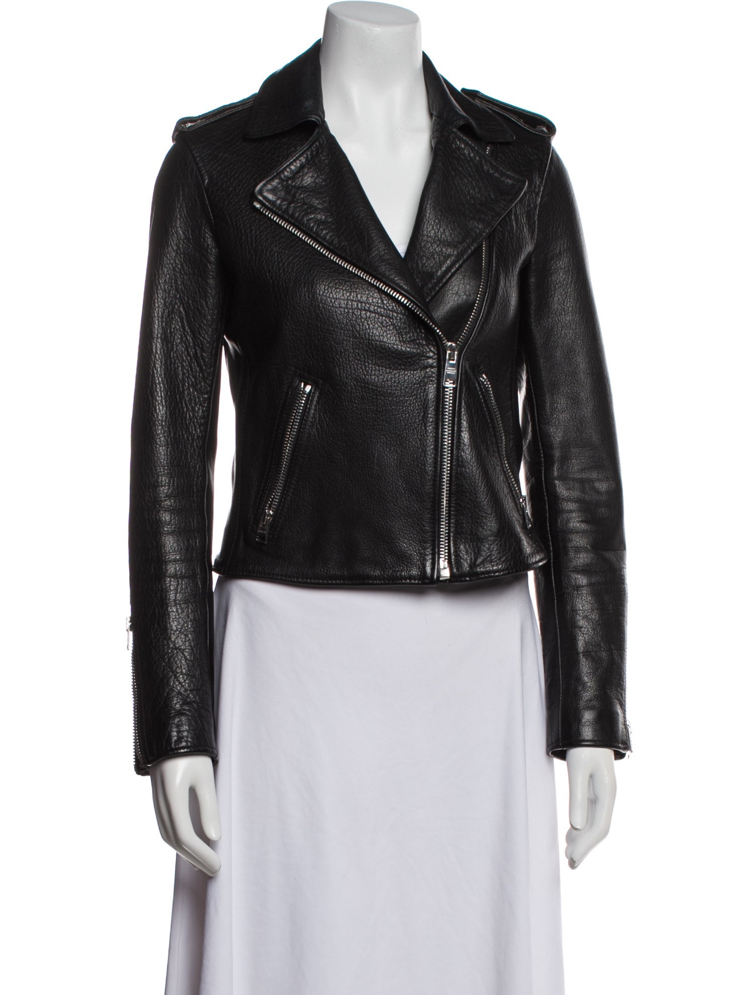 AllSaints Leather Biker Jacket