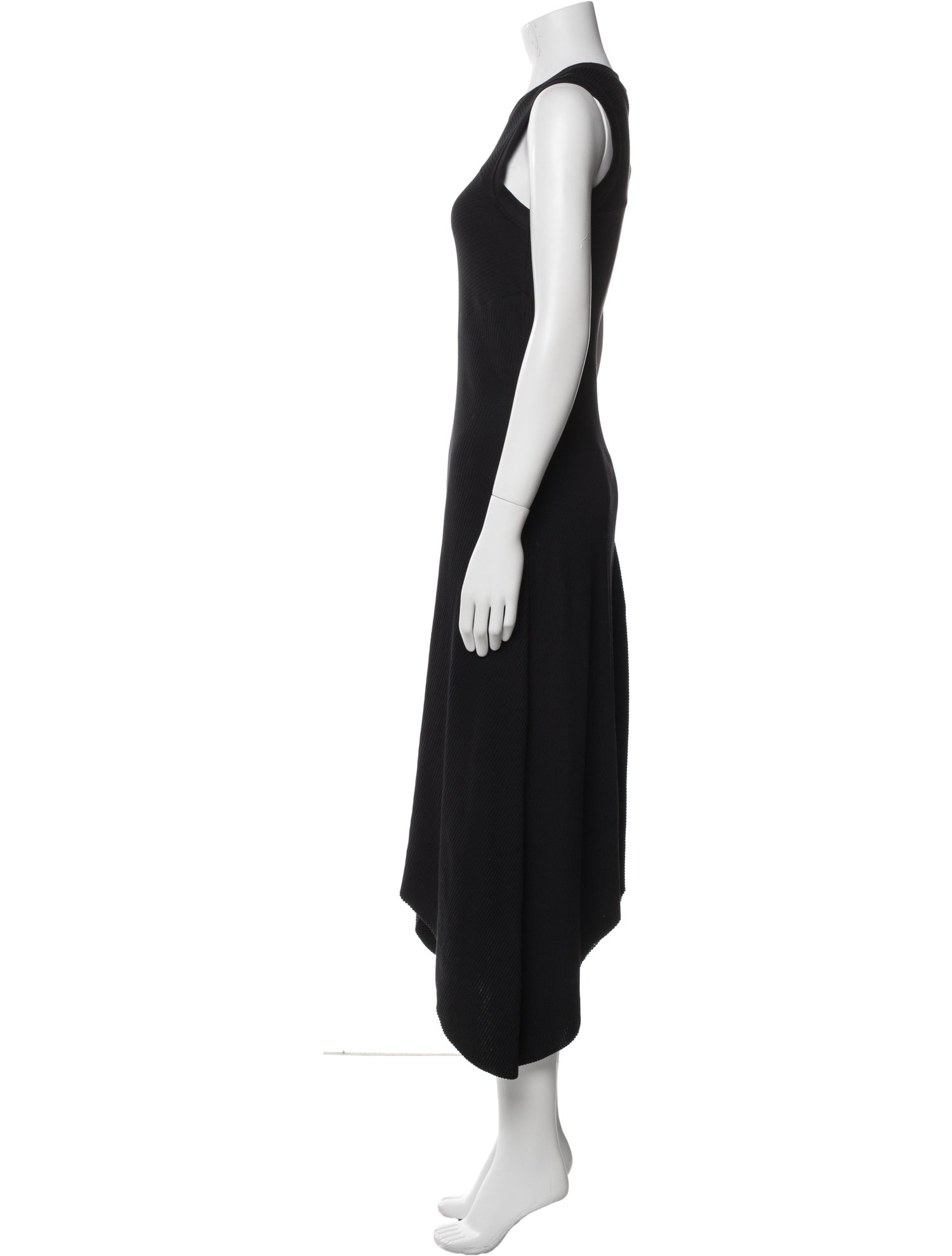 AllSaints Crew Neck Long Dress
