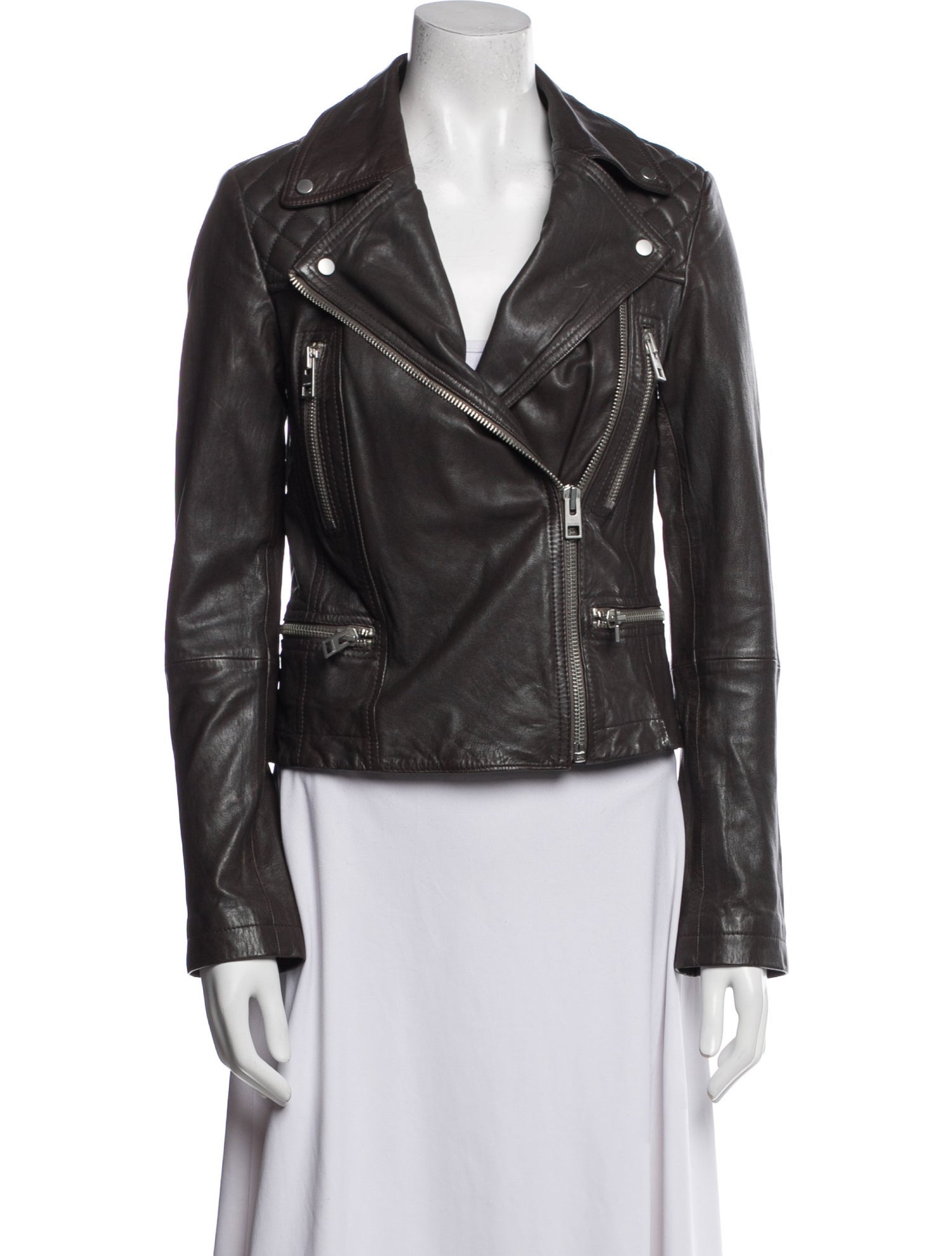 AllSaints Leather Biker Jacket