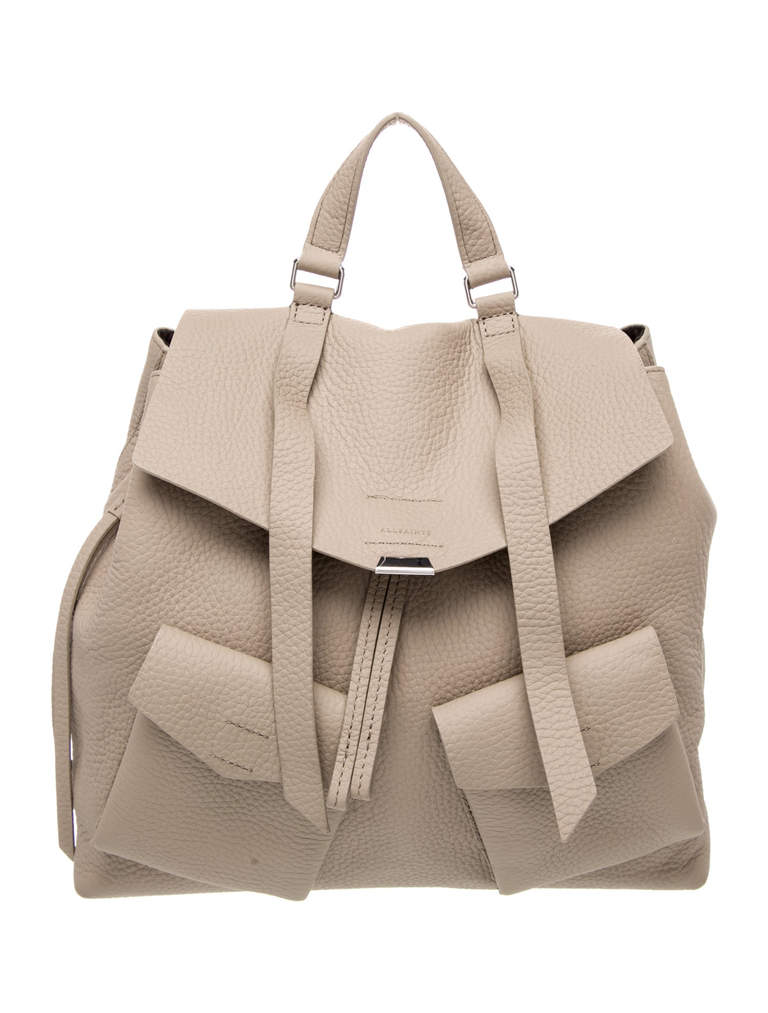 AllSaints Leather Backpack