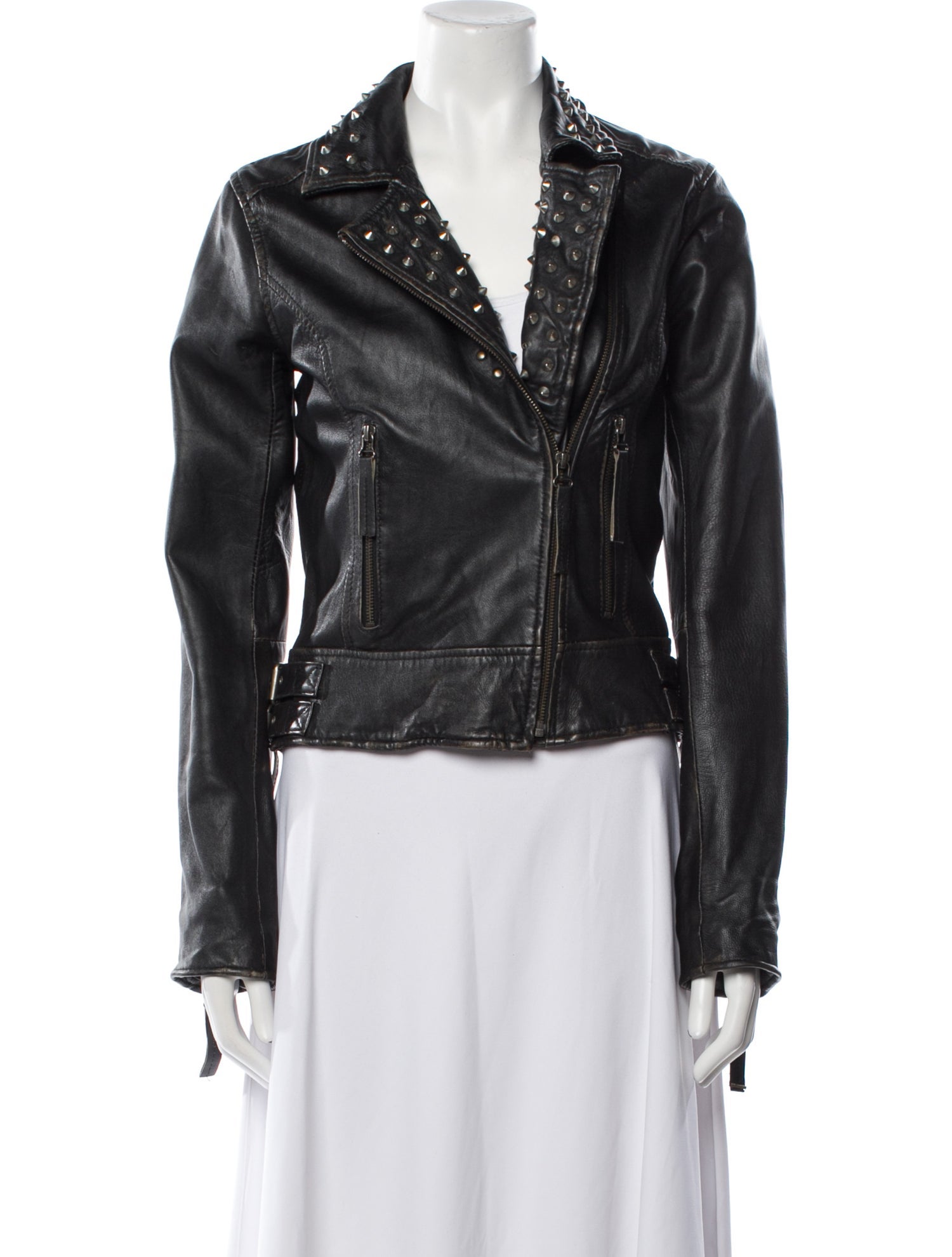 AllSaints Leather Biker Jacket