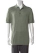 AllSaints Merino Wool V-Neck Polo Shirt