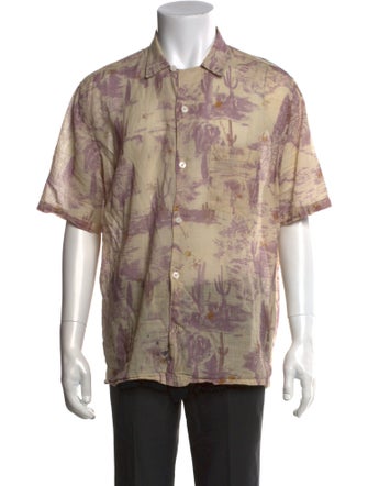 AllSaints Printed Short Sleeve Shirt
