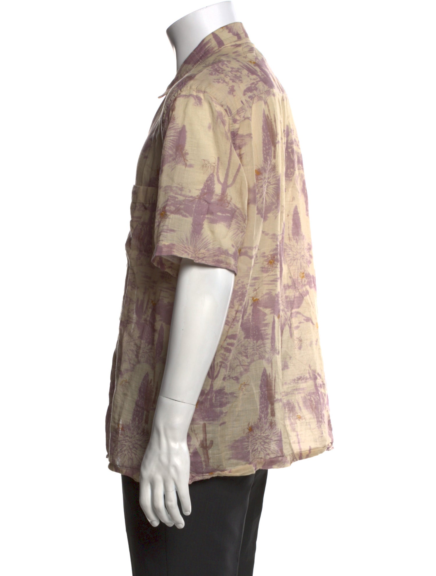 AllSaints Printed Short Sleeve Shirt