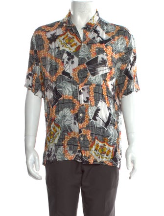 AllSaints Printed Short Sleeve Shirt