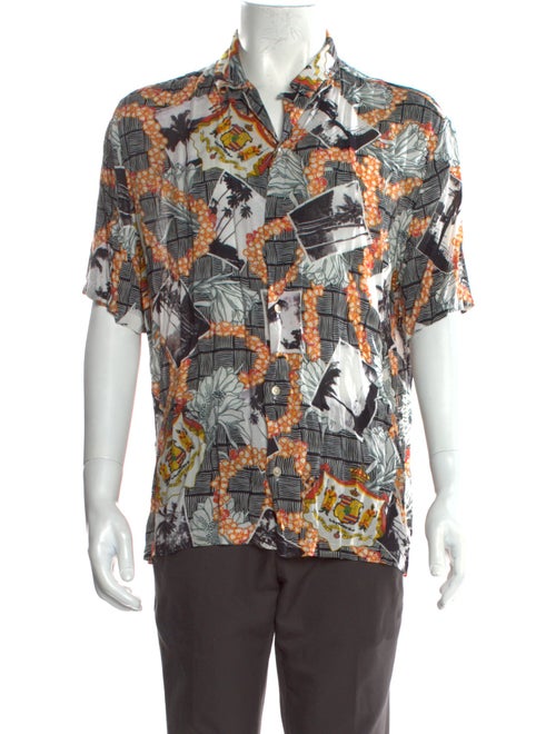 AllSaints Printed Short Sleeve Shirt