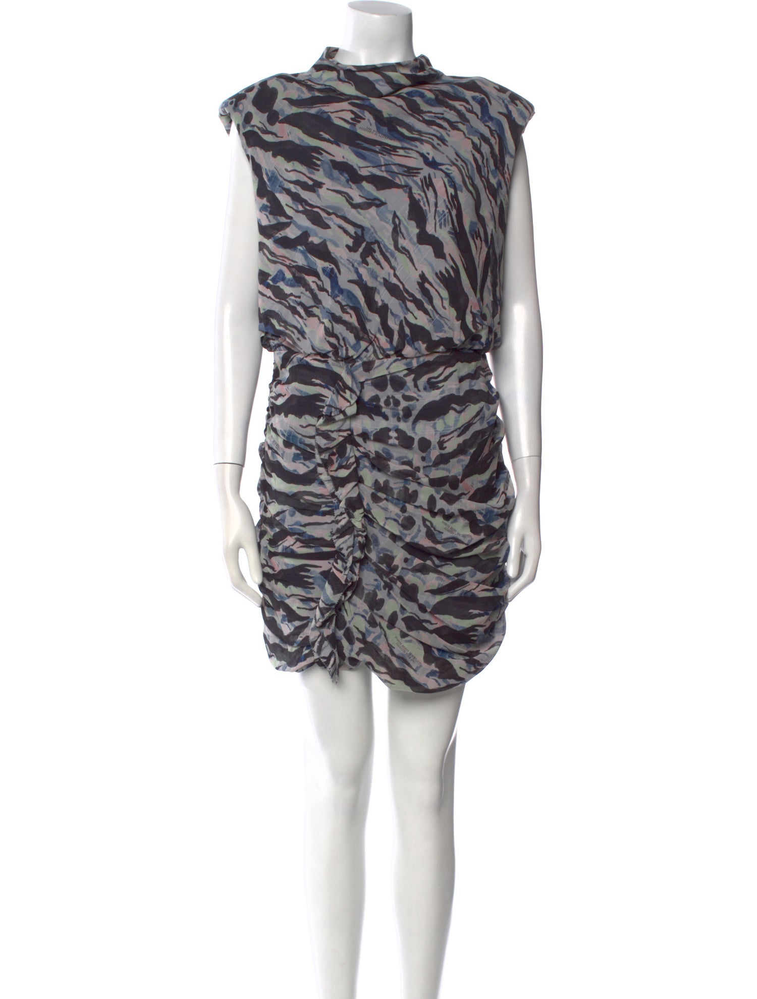 AllSaints Printed Mini Dress