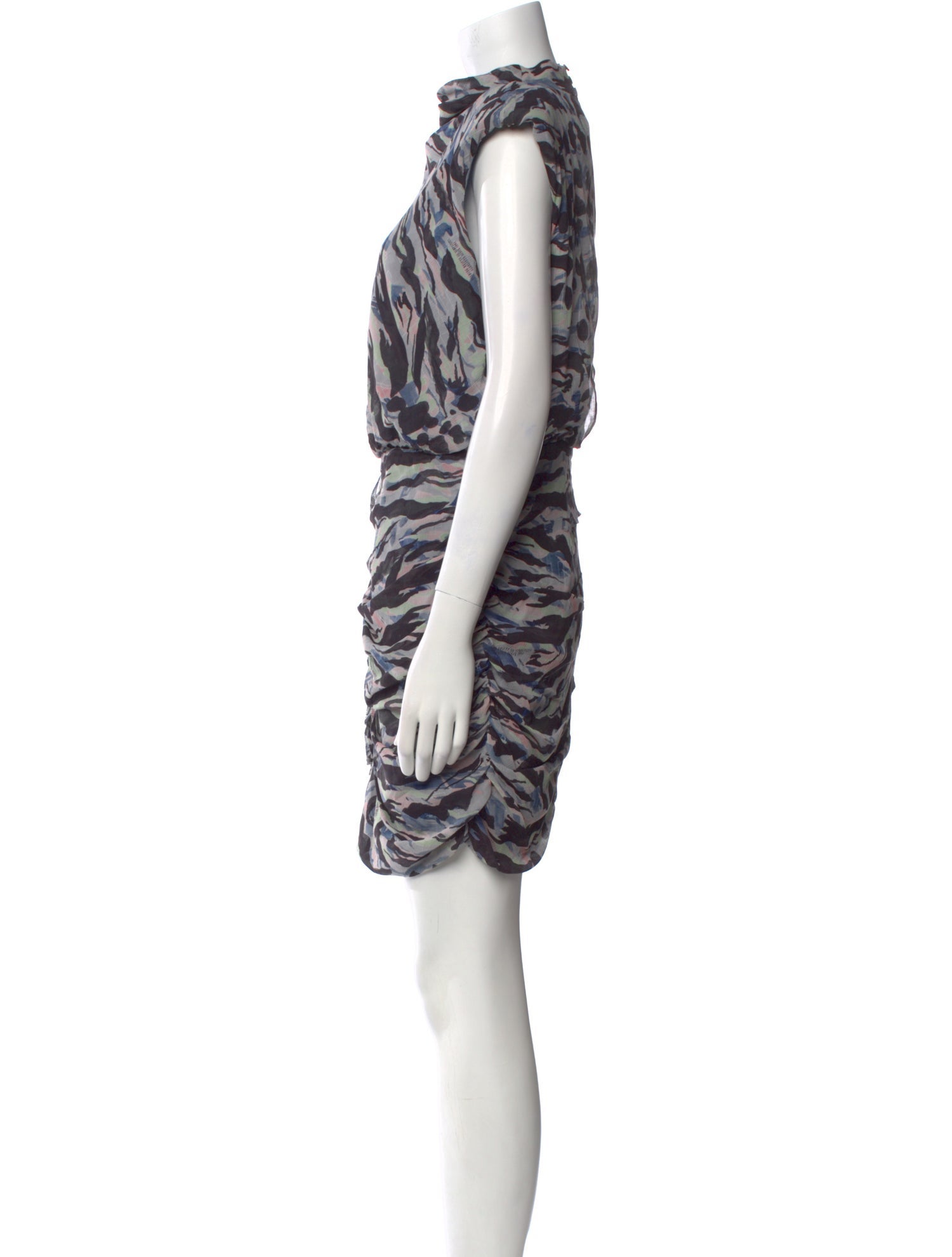 AllSaints Printed Mini Dress