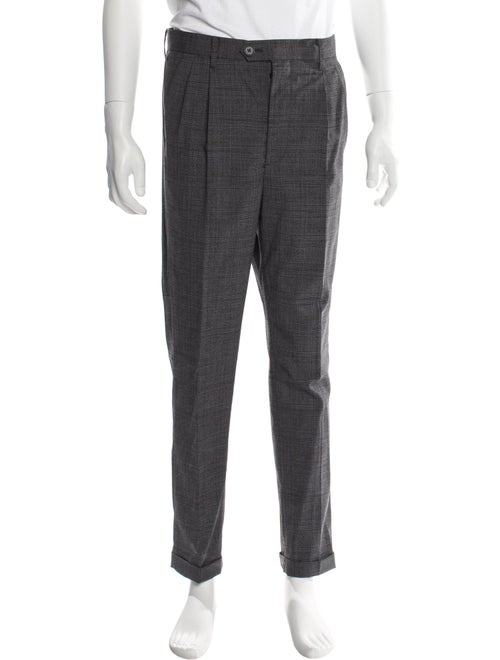 AllSaints Plaid Print Dress Pants