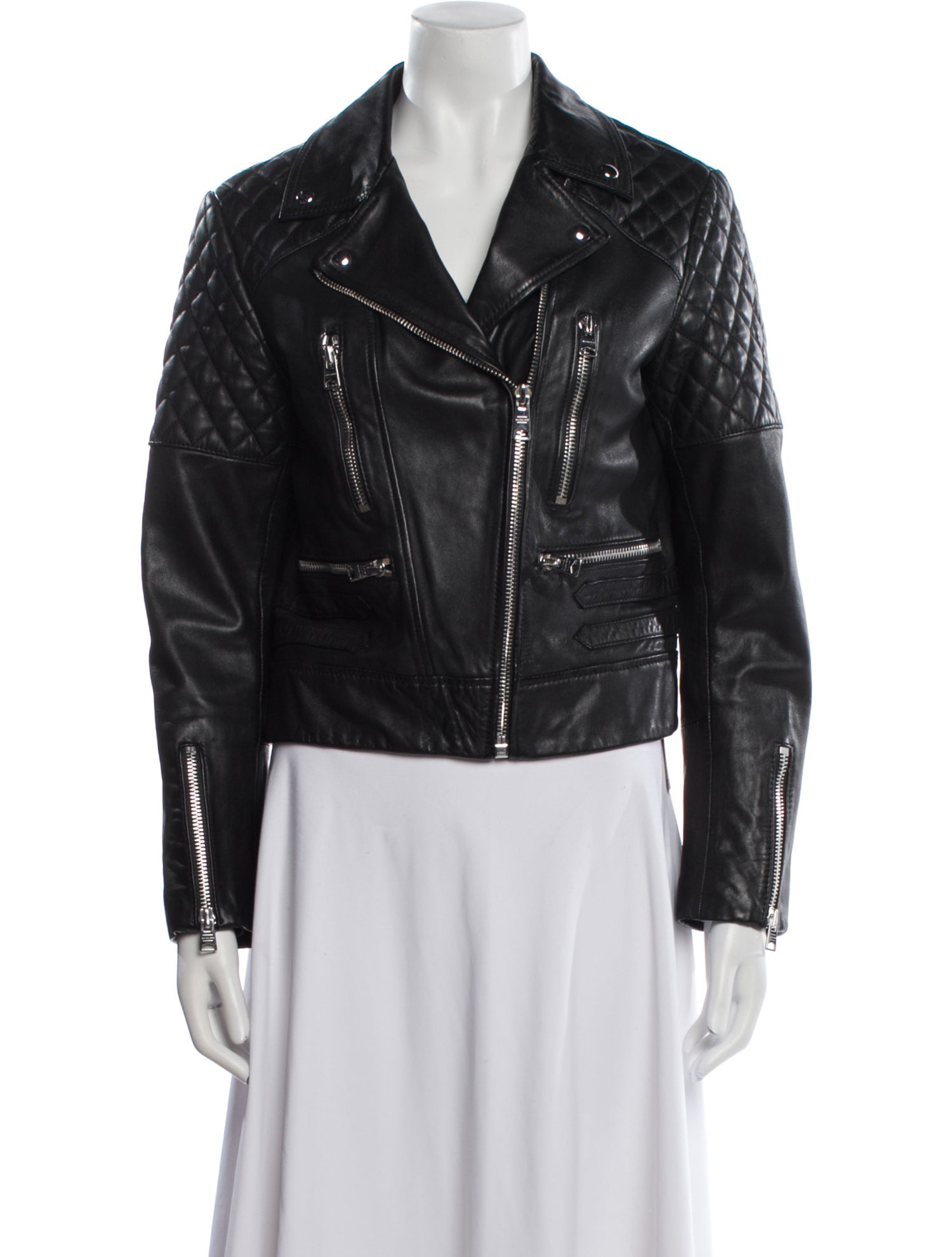 AllSaints Leather Biker Jacket