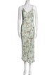 AllSaints Floral Print Long Dress