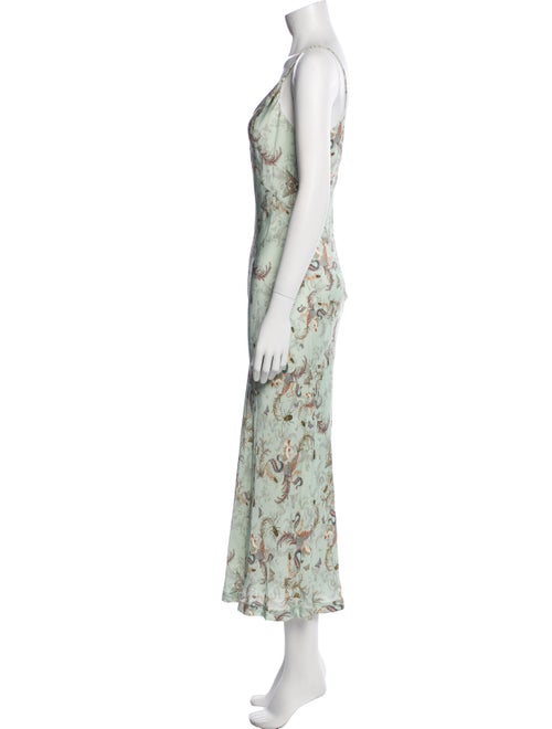 AllSaints Floral Print Long Dress