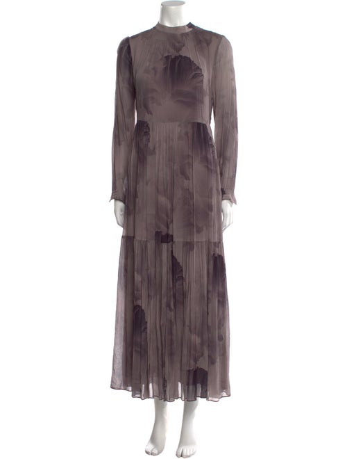 AllSaints Tie-Dye Print Long Dress