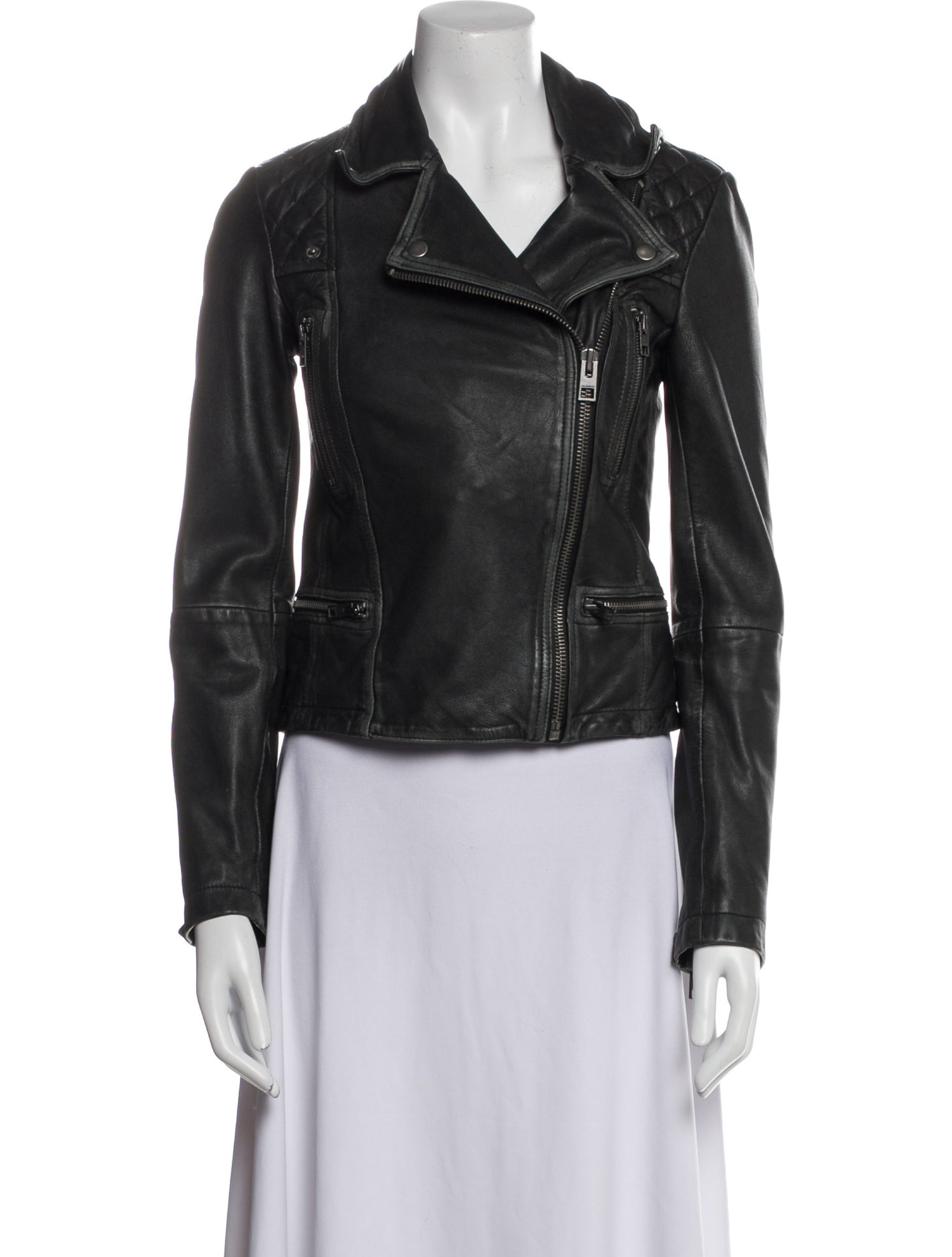 AllSaints Leather Biker Jacket