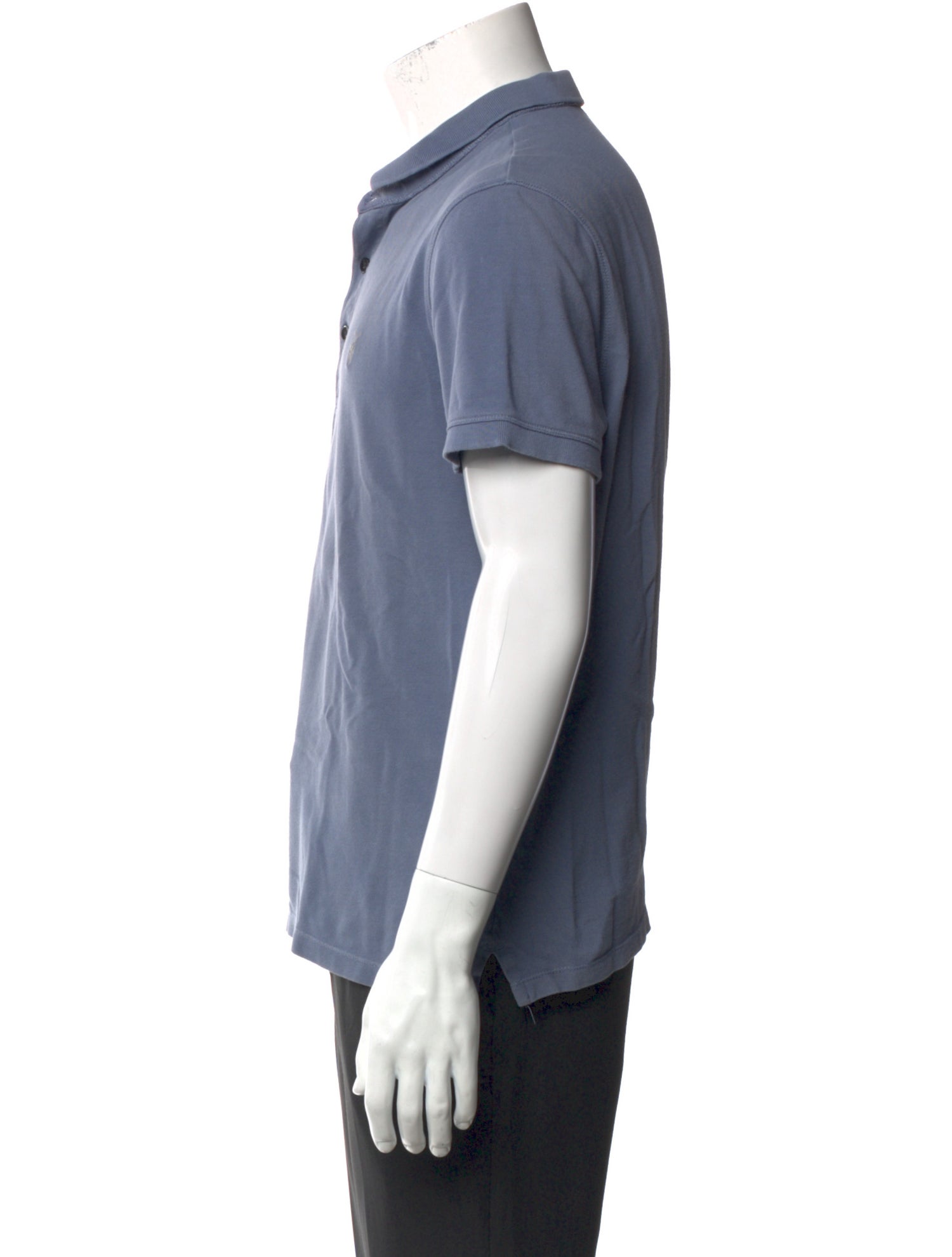 AllSaints Collar Short Sleeve Polo Shirt