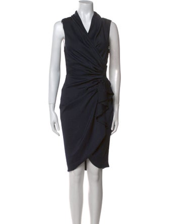 AllSaints Cowl Neck Midi Length Dress