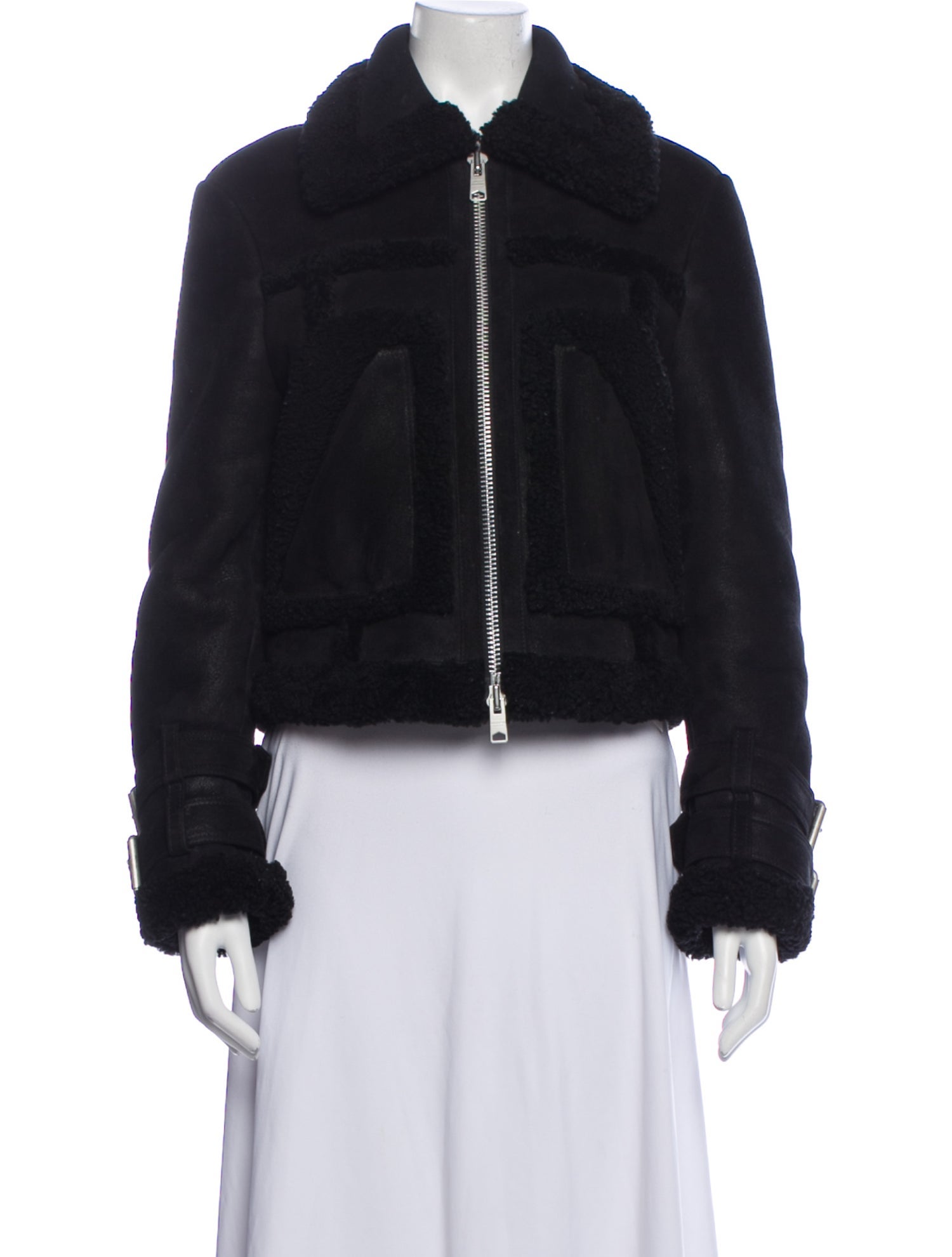 AllSaints Shearling Fur Jacket