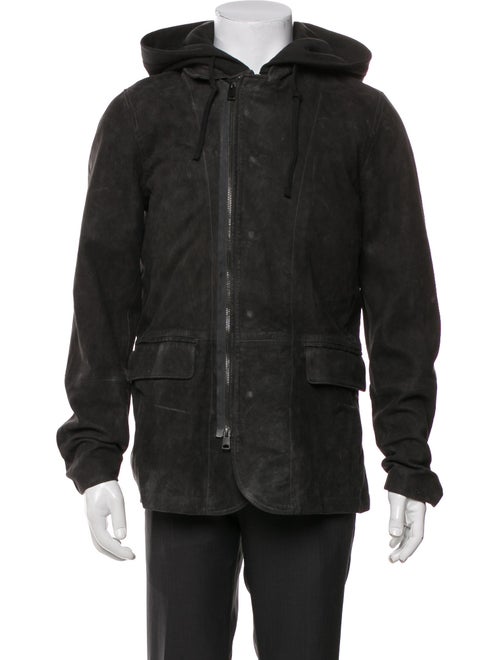 AllSaints Suede Parka