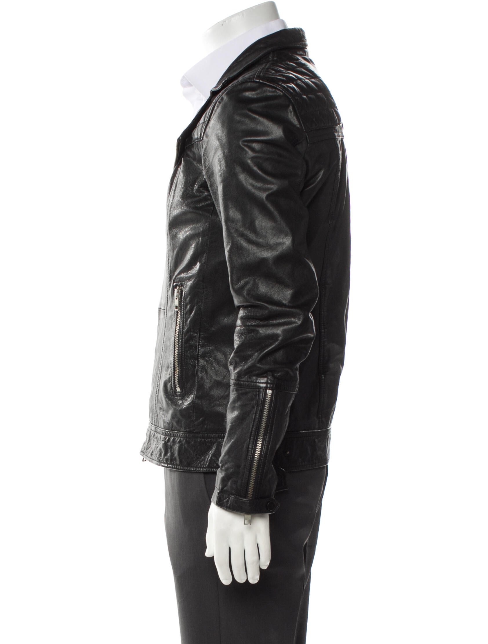 AllSaints Leather Moto Jacket