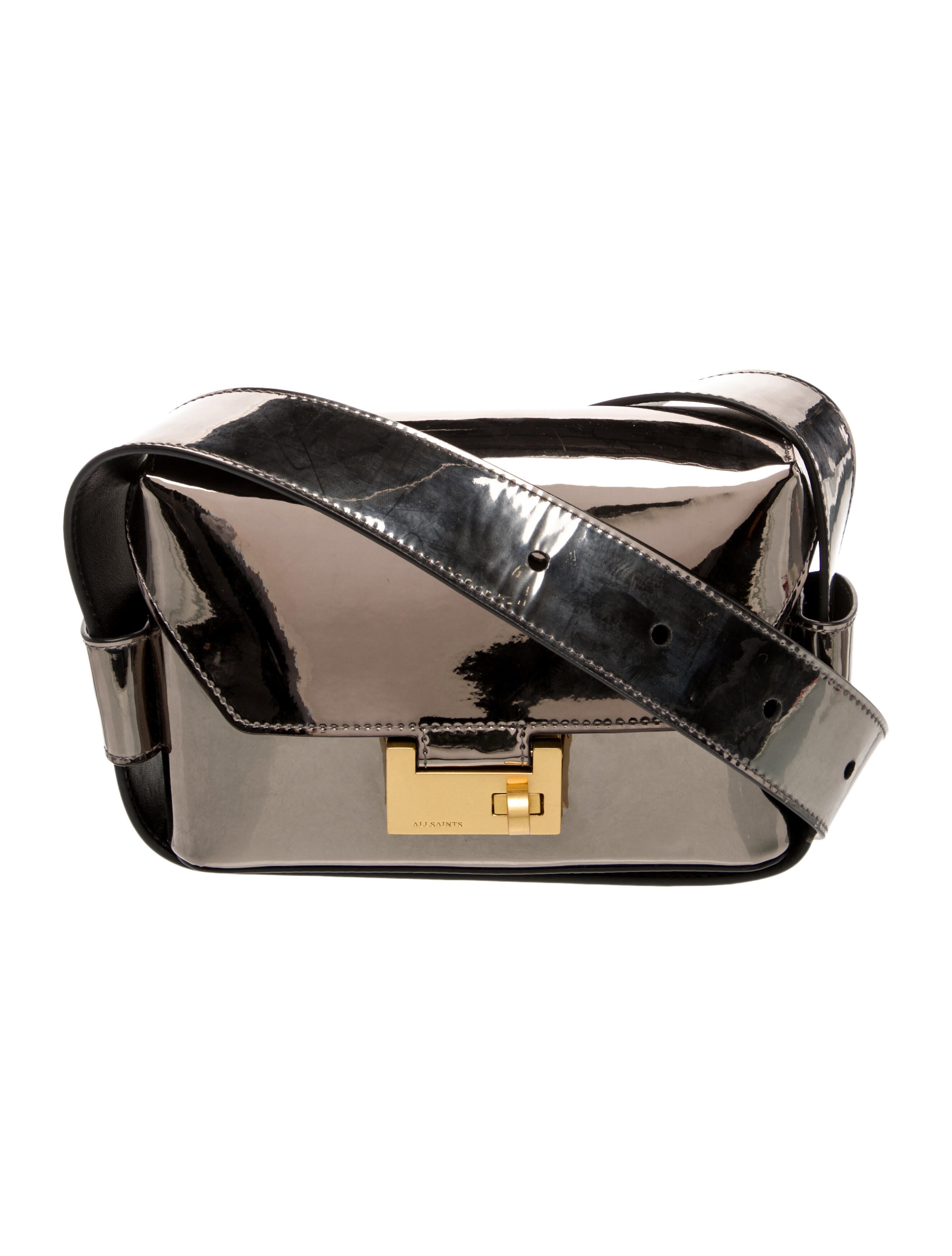 AllSaints Patent Leather Frankie 3-In-1