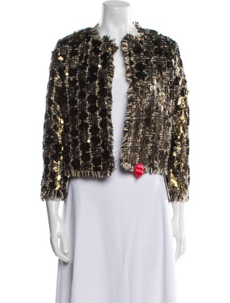 AllSaints Tweed Pattern Evening Jacket