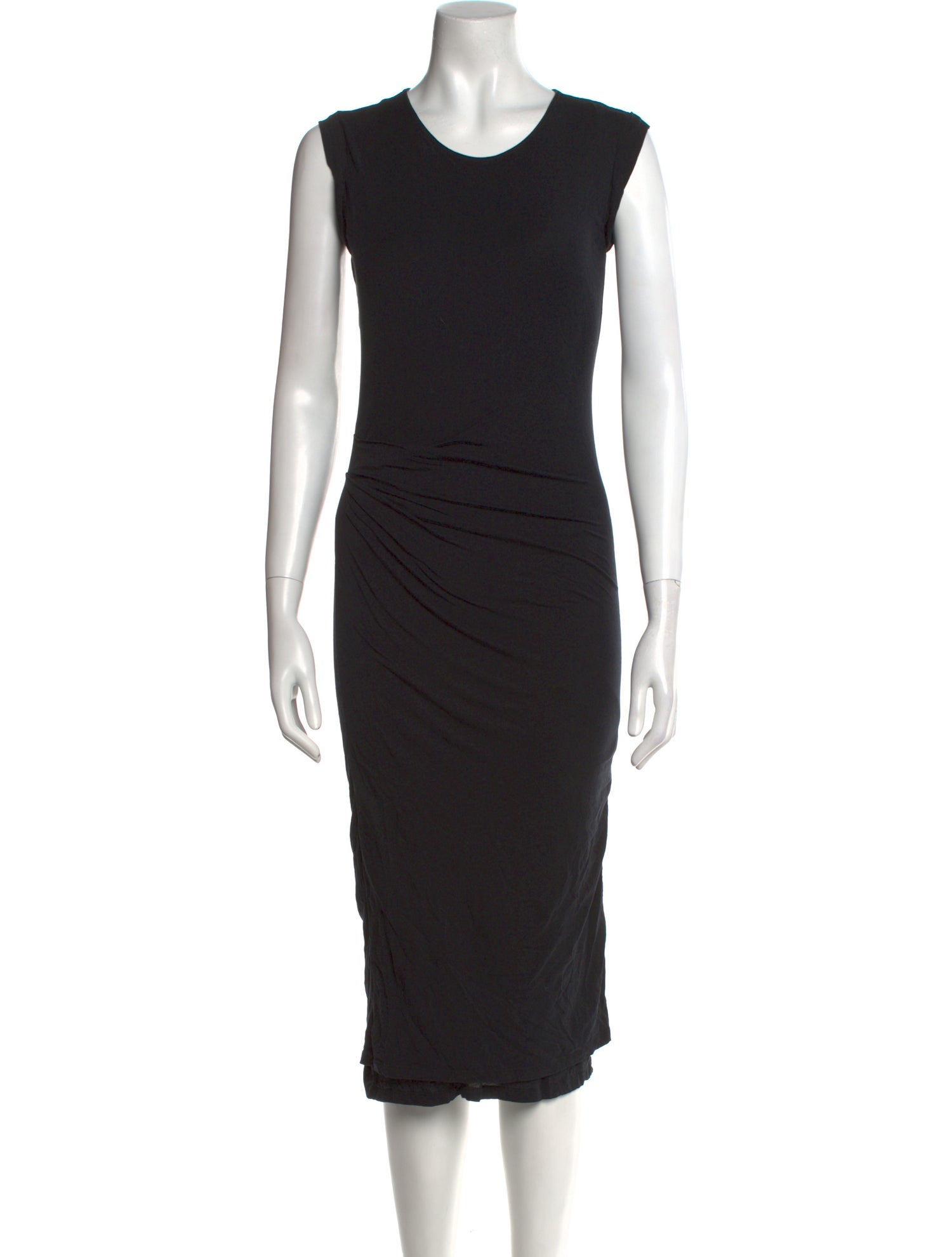 AllSaints Crew Neck Midi Length Dress