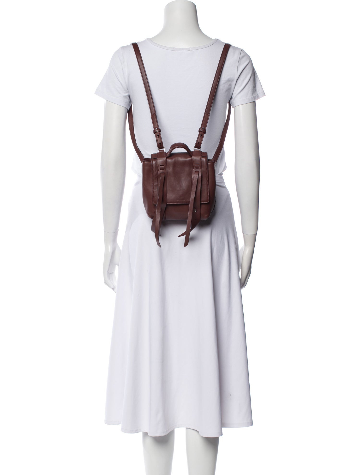 AllSaints Leather Backpack