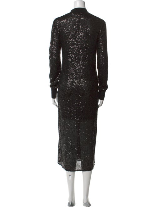 AllSaints Mock Neck Long Dress