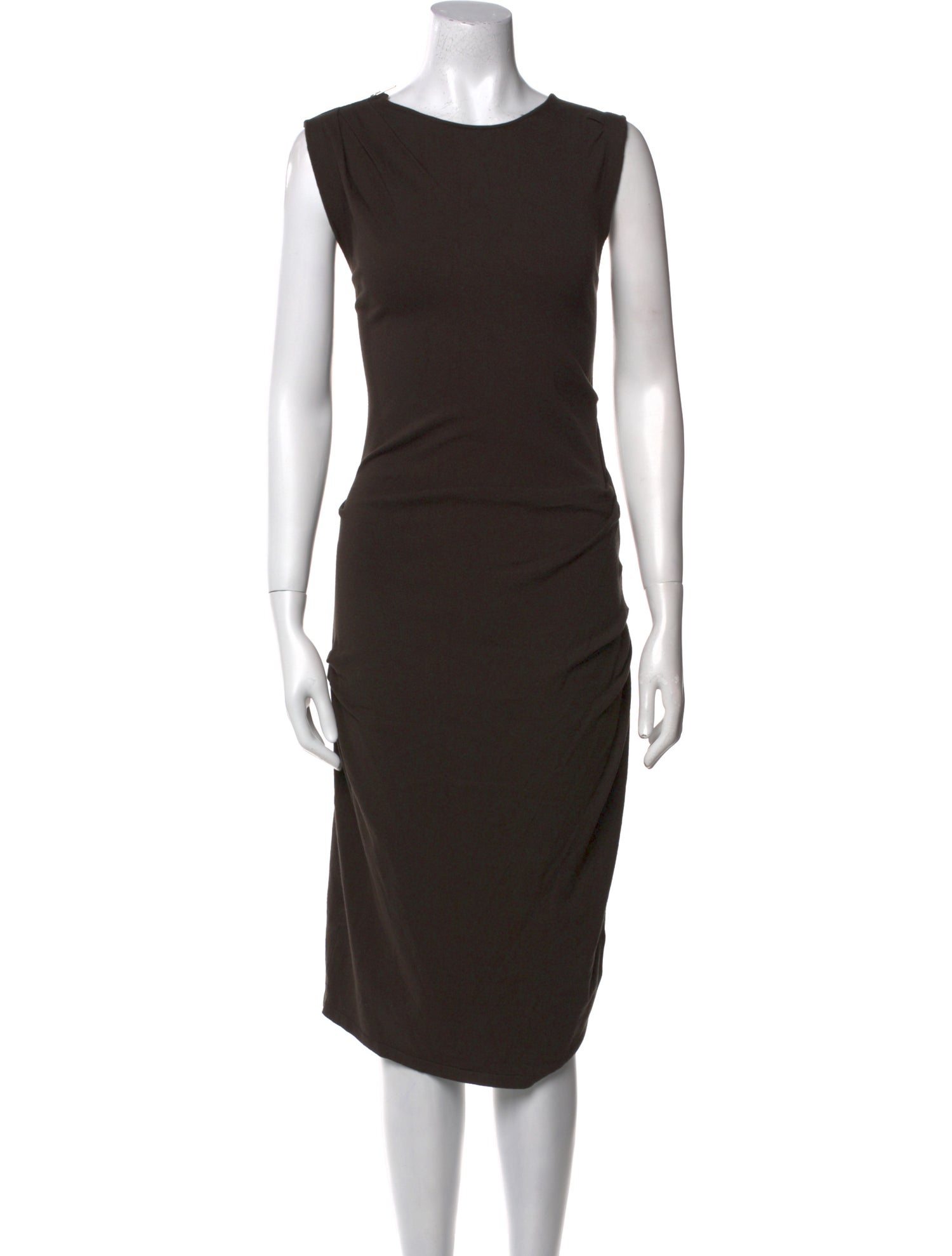 AllSaints Bateau Neckline Midi Length Dress