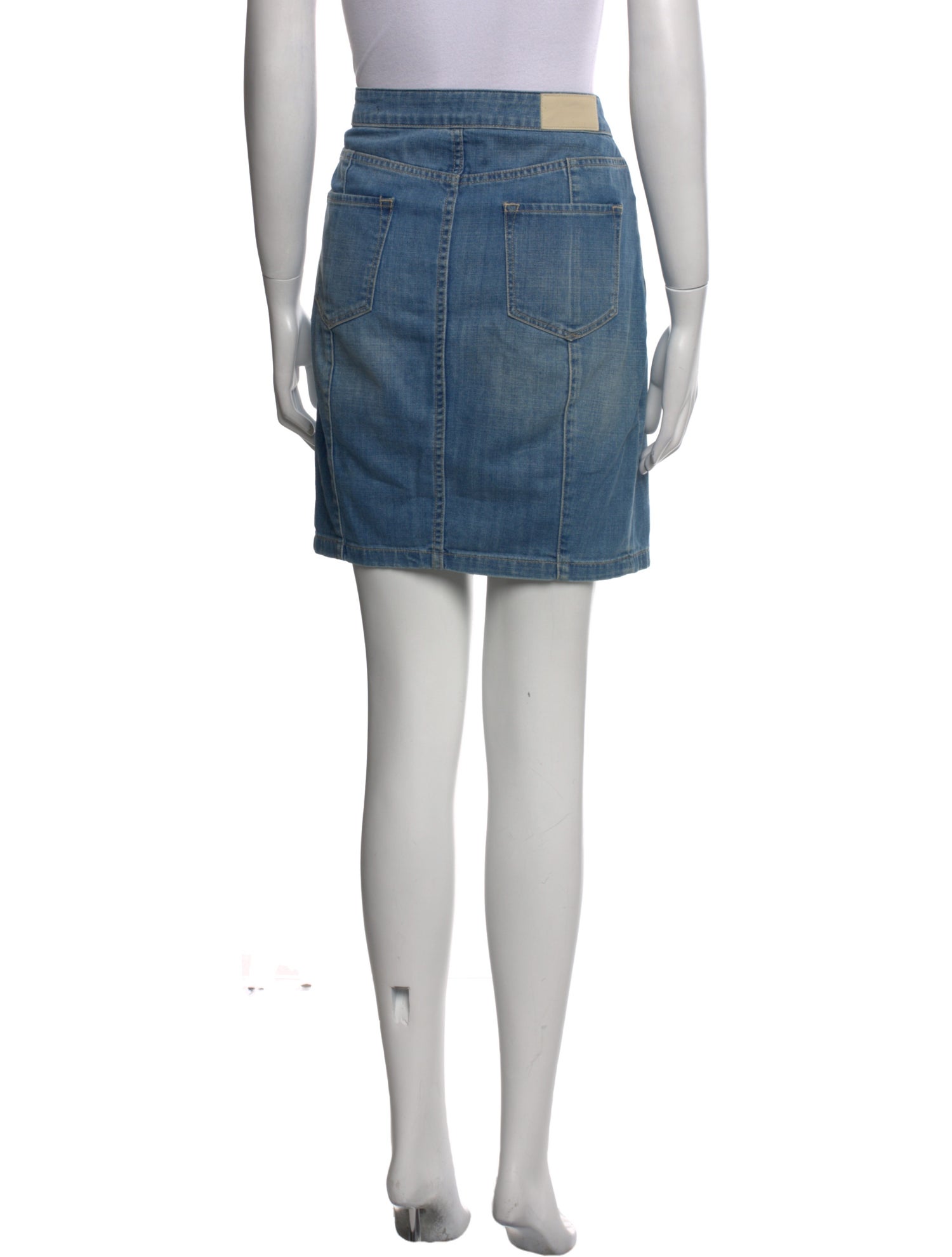 AllSaints Distressed Accents Mini Skirt