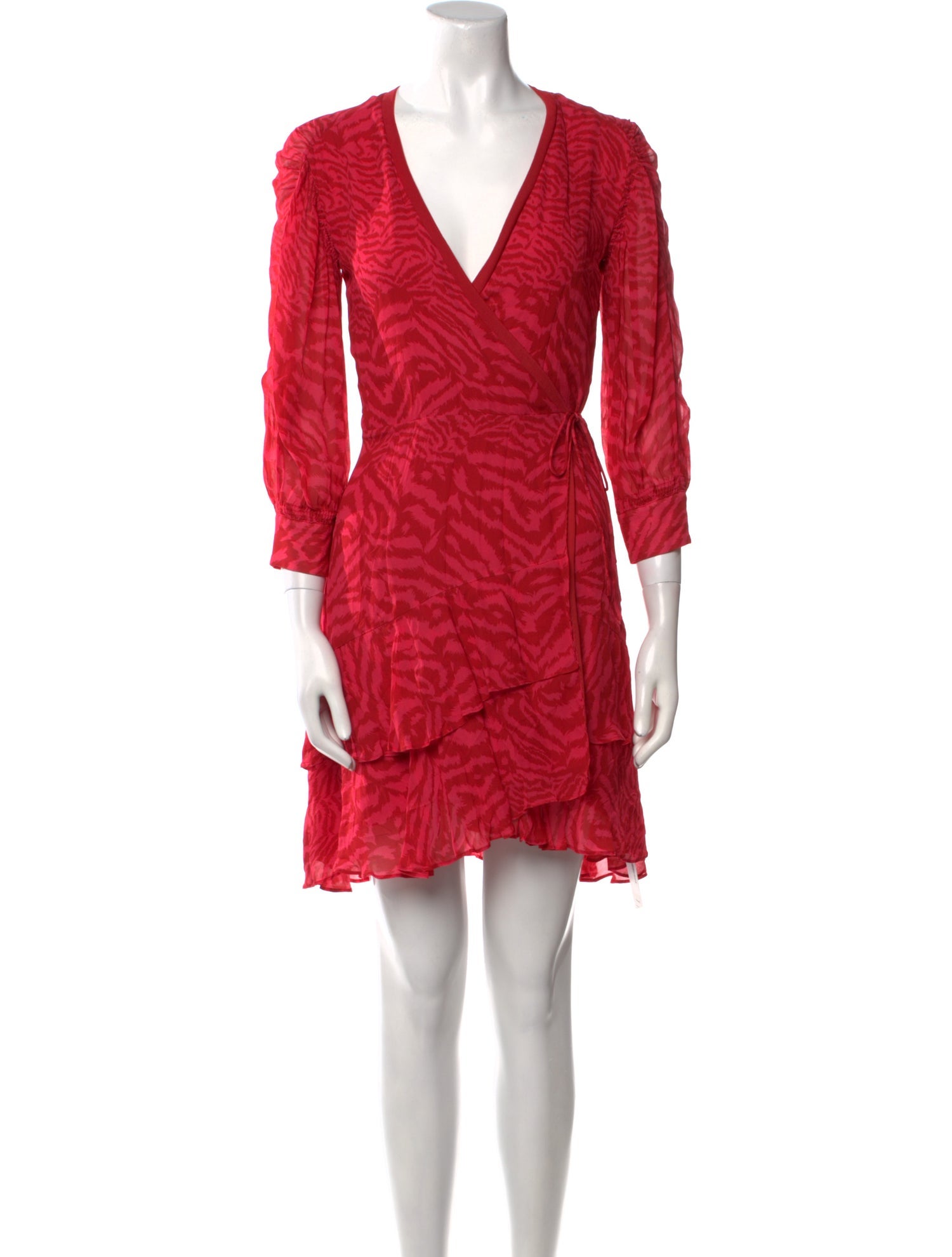 AllSaints Animal Print Mini Dress