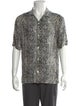 AllSaints Animal Print Short Sleeve Shirt