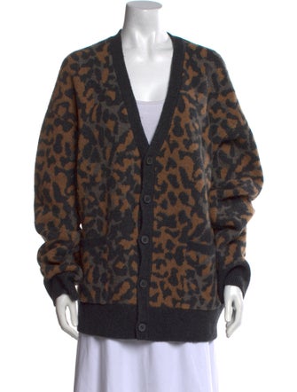 AllSaints Wool Animal Print Sweater