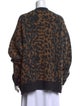 AllSaints Wool Animal Print Sweater