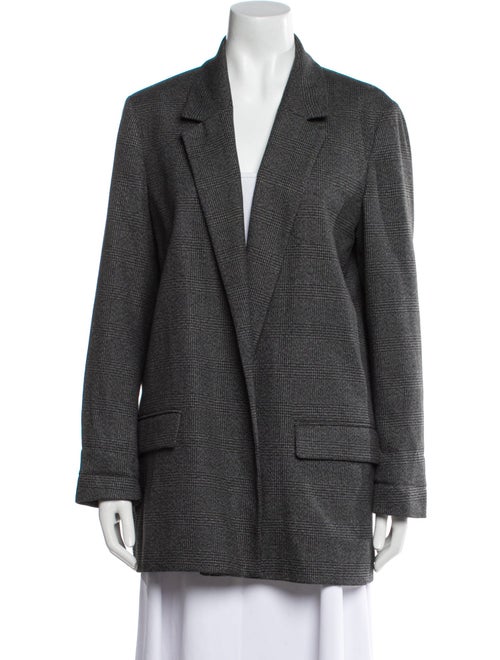AllSaints Plaid Print Blazer