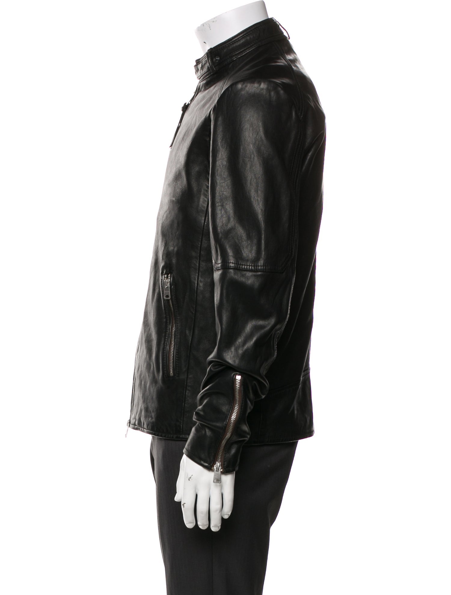 AllSaints Leather Moto Jacket w/ Tags