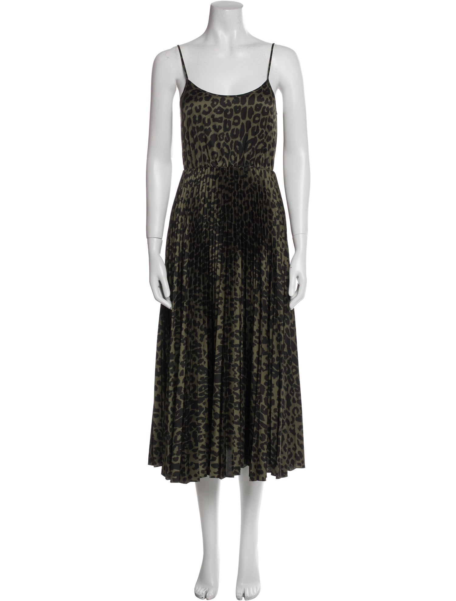 AllSaints Animal Print Long Dress