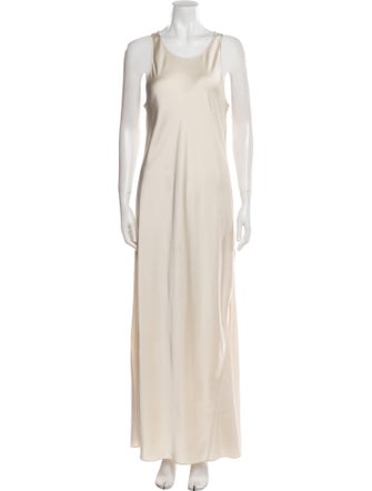 AllSaints Scoop Neck Long Dress