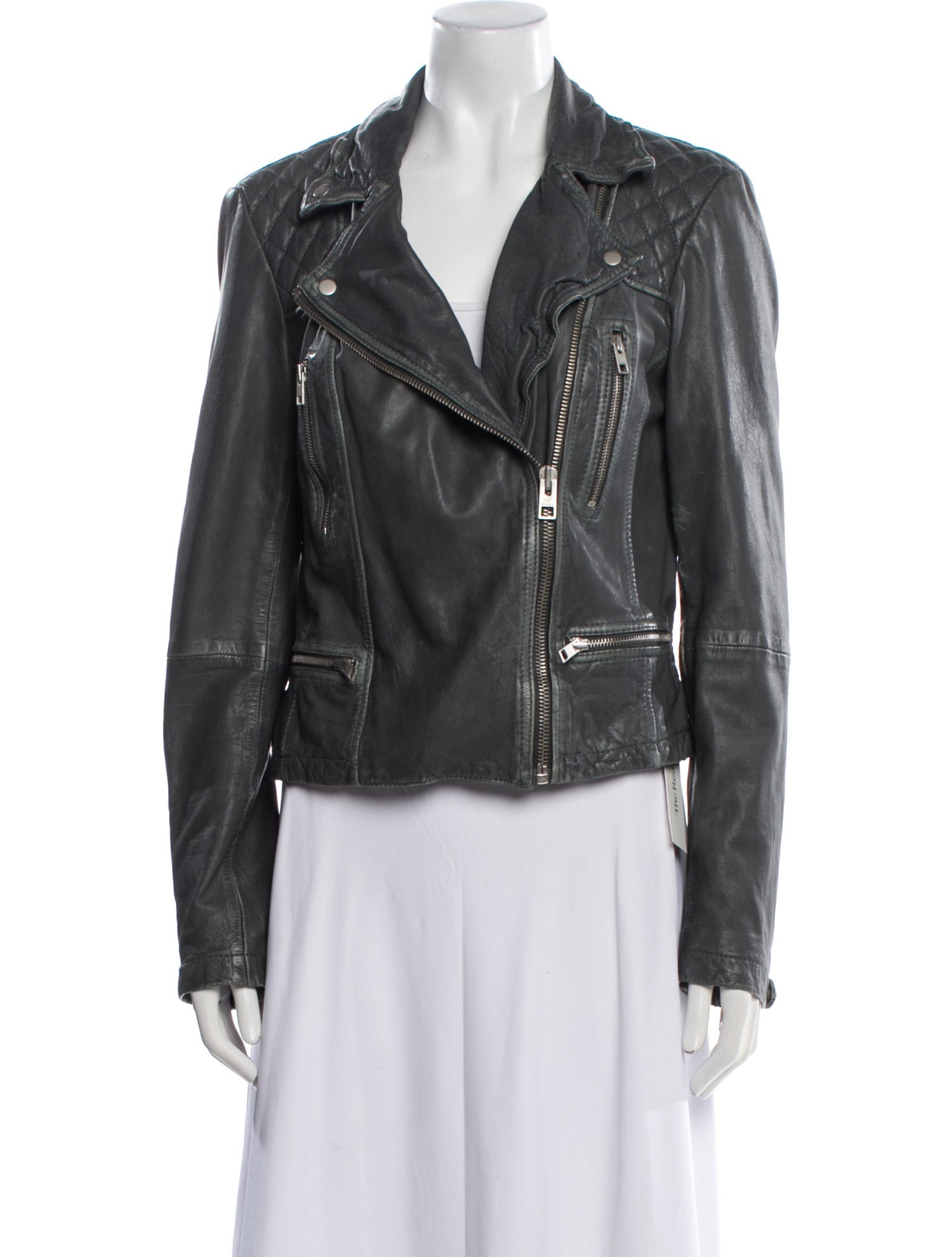 AllSaints Leather Biker Jacket