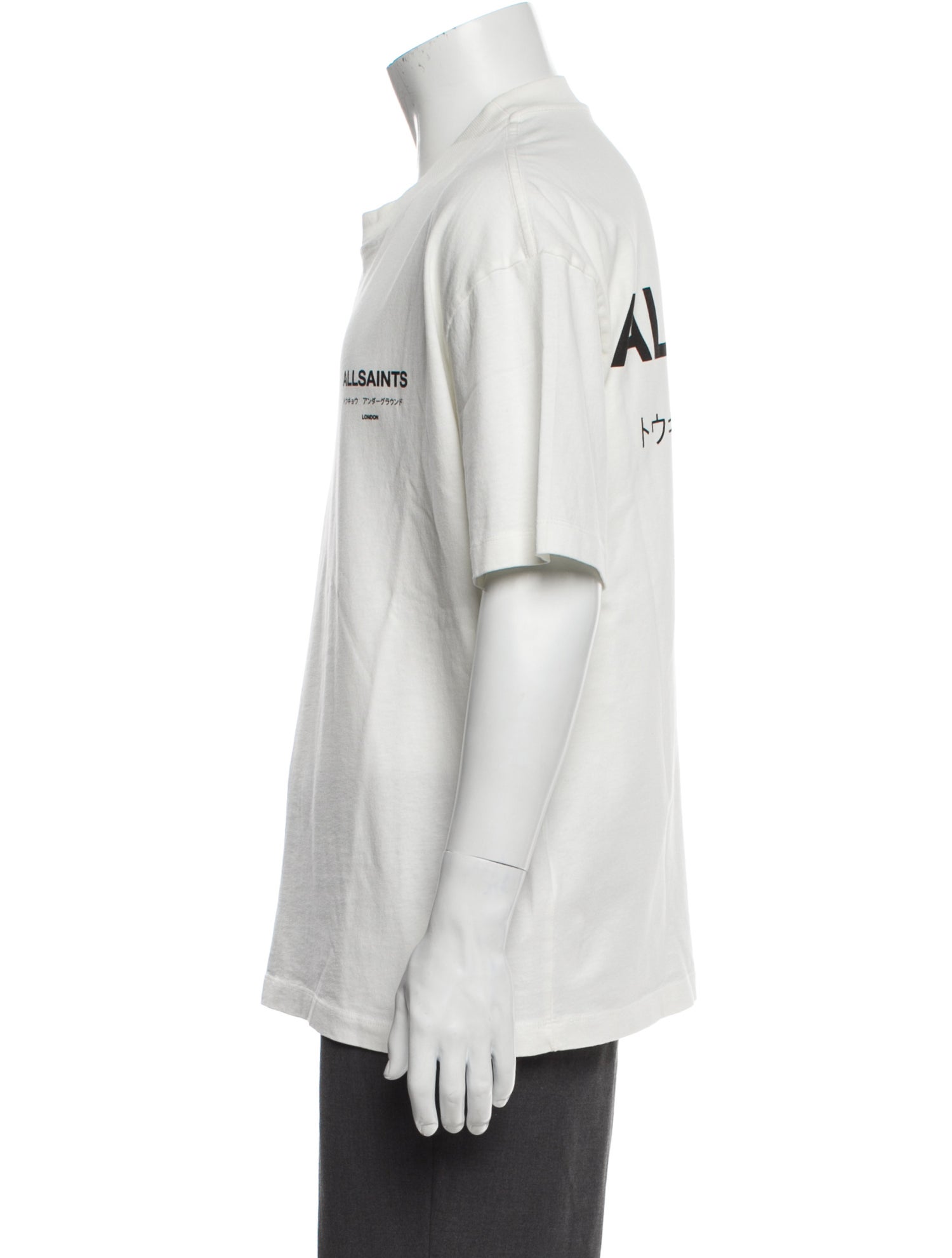 AllSaints Graphic Print Short Sleeve Shirt