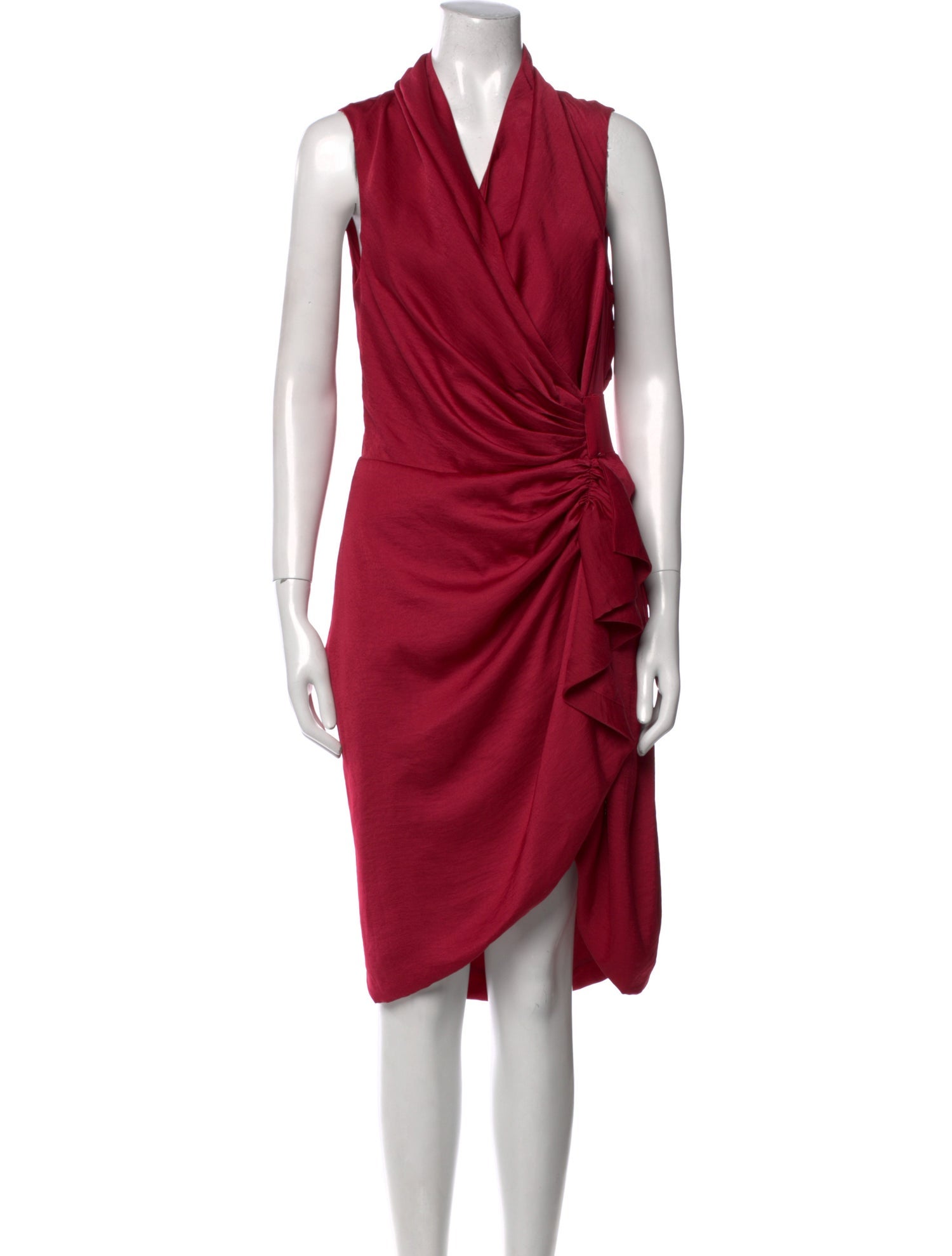 AllSaints V-Neck Knee-Length Dress