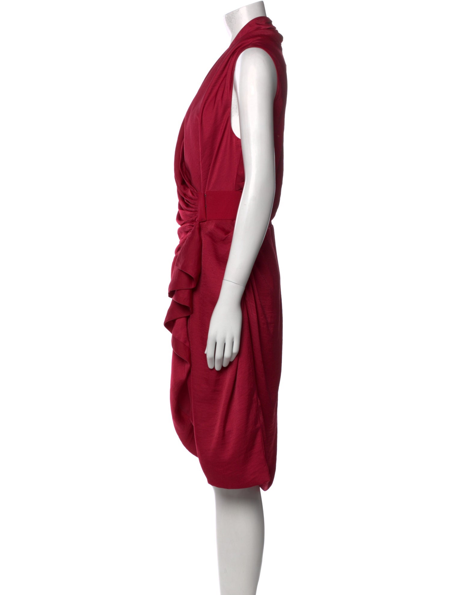 AllSaints V-Neck Knee-Length Dress
