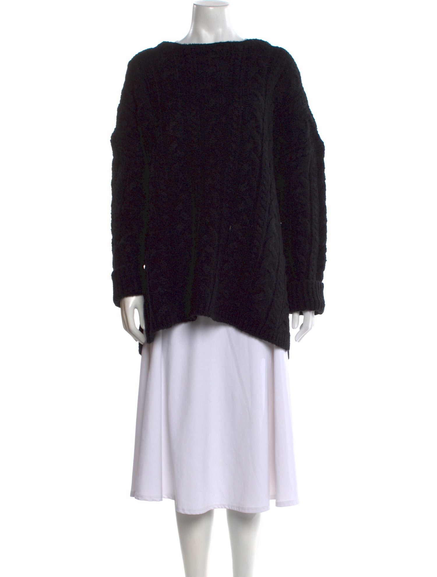 AllSaints Wool Bateau Neckline Sweater