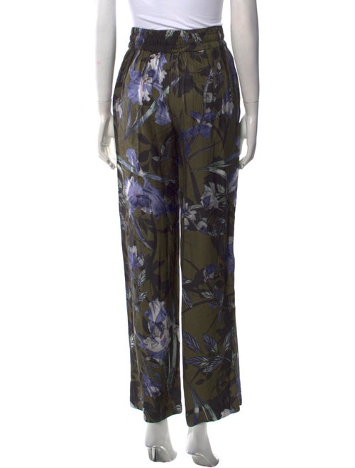 AllSaints Floral Print Straight Leg Pants